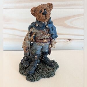Boyds Bears Rustic Bear with Blue Cape